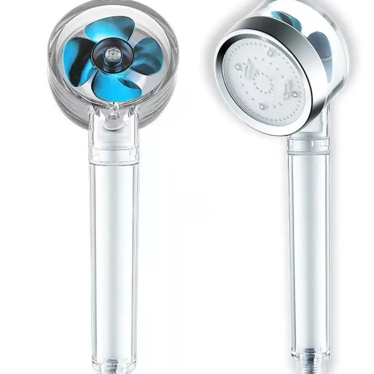 Rgb Led Işıklı Filtreli Tasarruflu Duş Başlığı Isıya Göre Renk Değiştiren Başlık