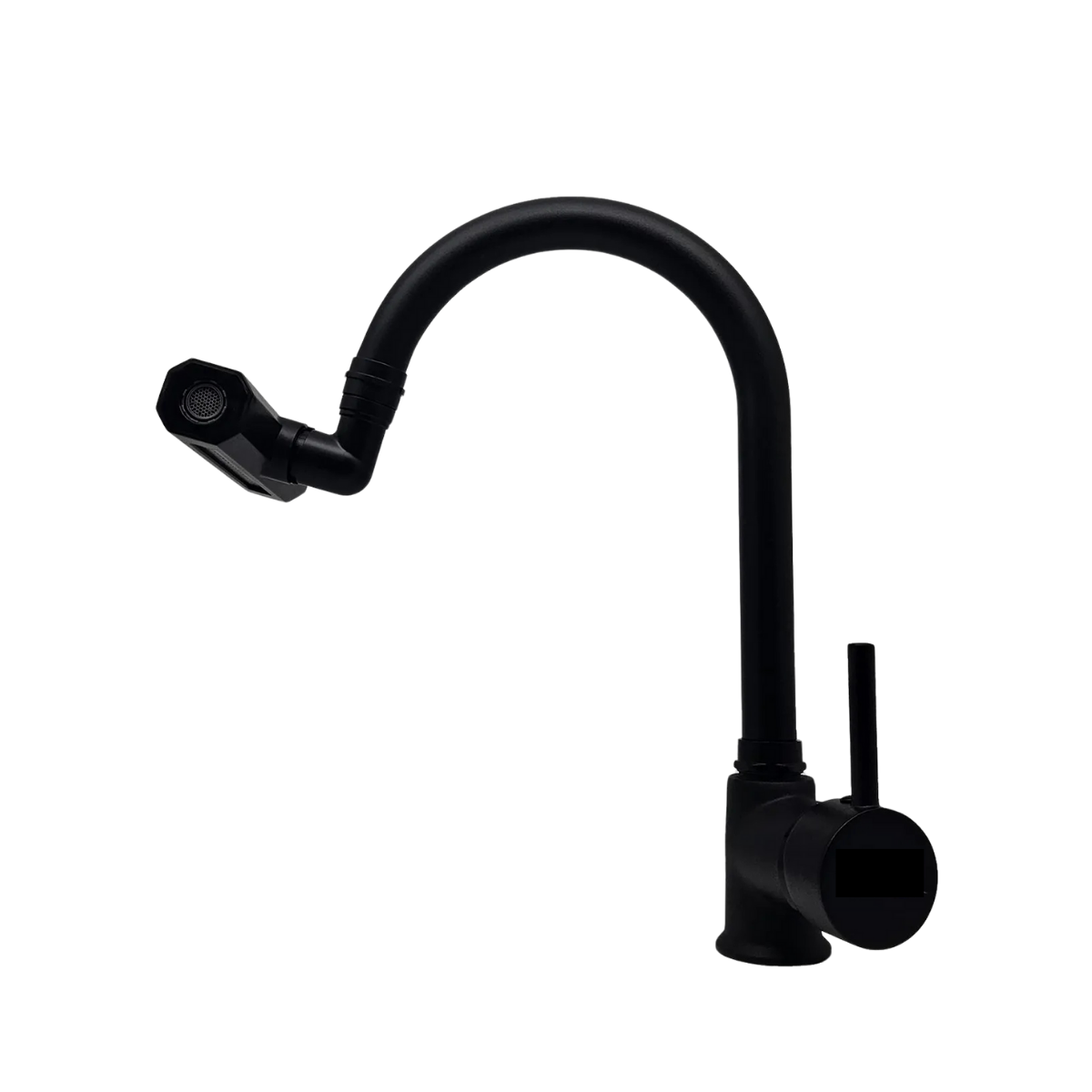 Şelale Siyah 4 Fonksiyonlu Oynar Başlıklı Mutfak Eviye Bataryası