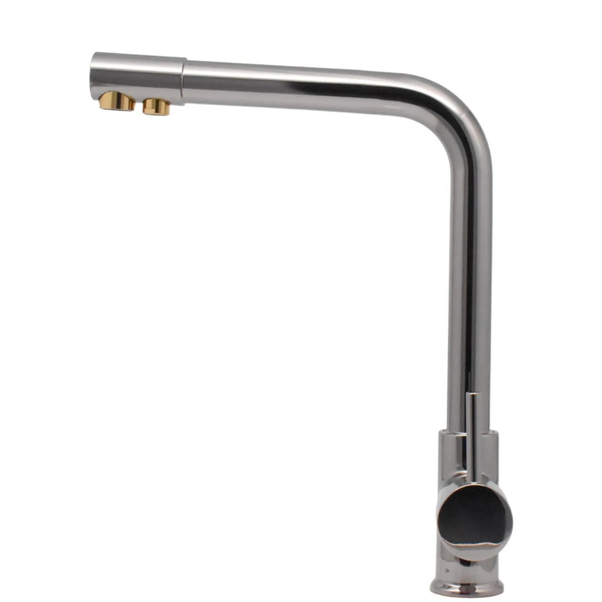 3 Yollu Mutfak Eviye Bataryası Füme Gold Arıtma Çıkışlı Batarya