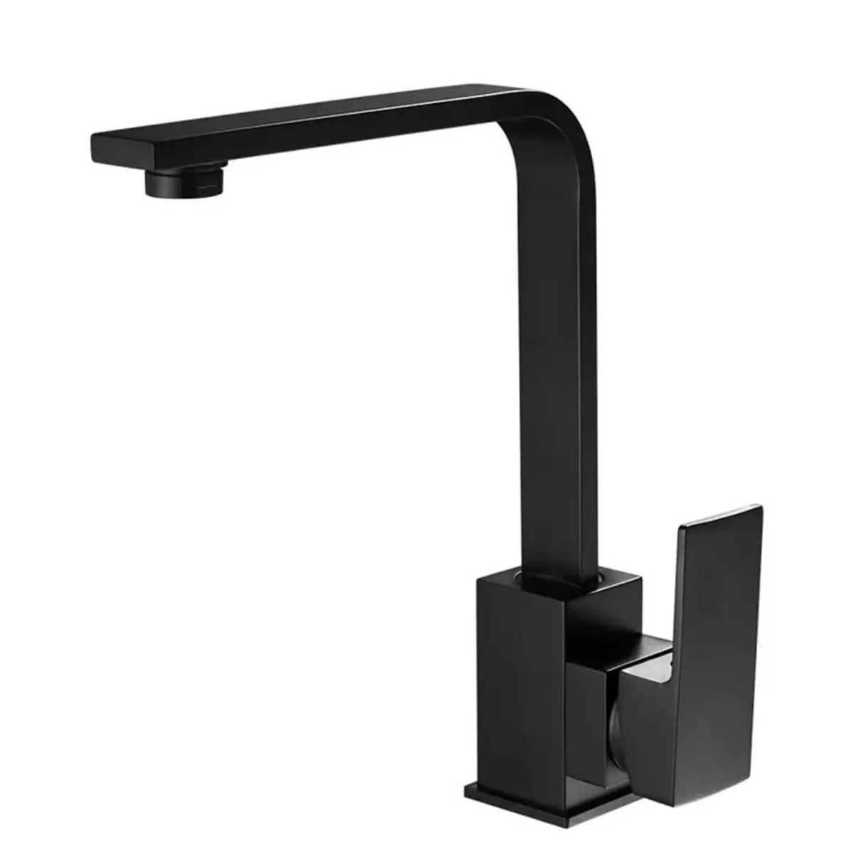 Siyah Kare Banyo Lavabo Bataryası | Modern ve Dayanıklı