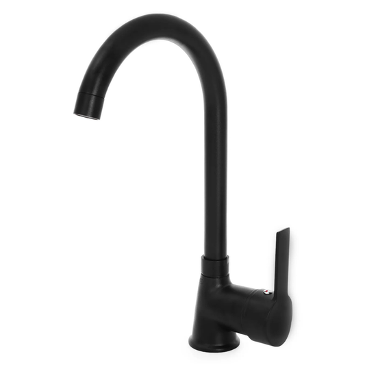 Grozni Komple Siyah Mutfak Evye Bataryası Delta Borulu Aç Kapa