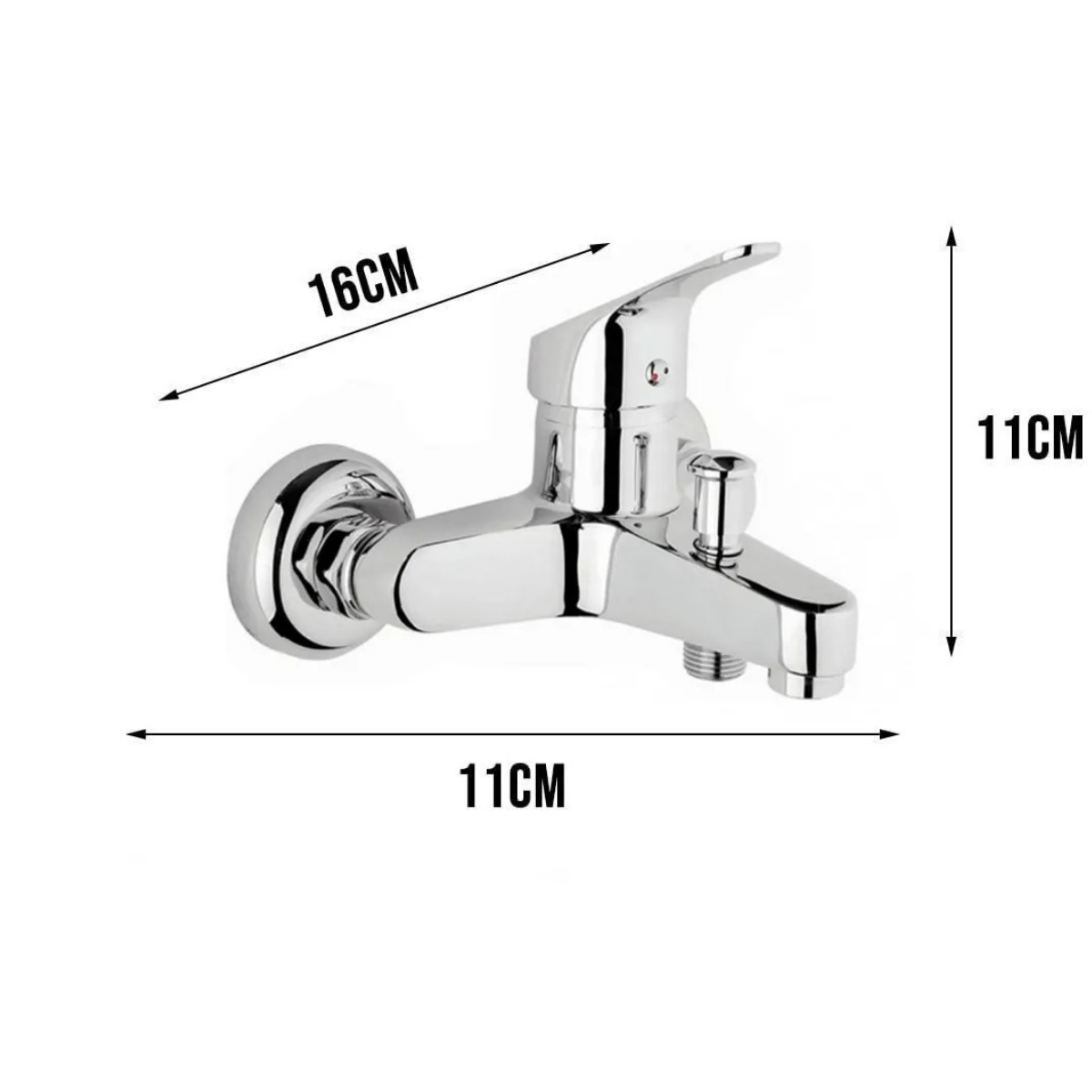 Krom Mix 3'lü Banyo Batarya Seti Duş Mutfak Lavabo Bataryası