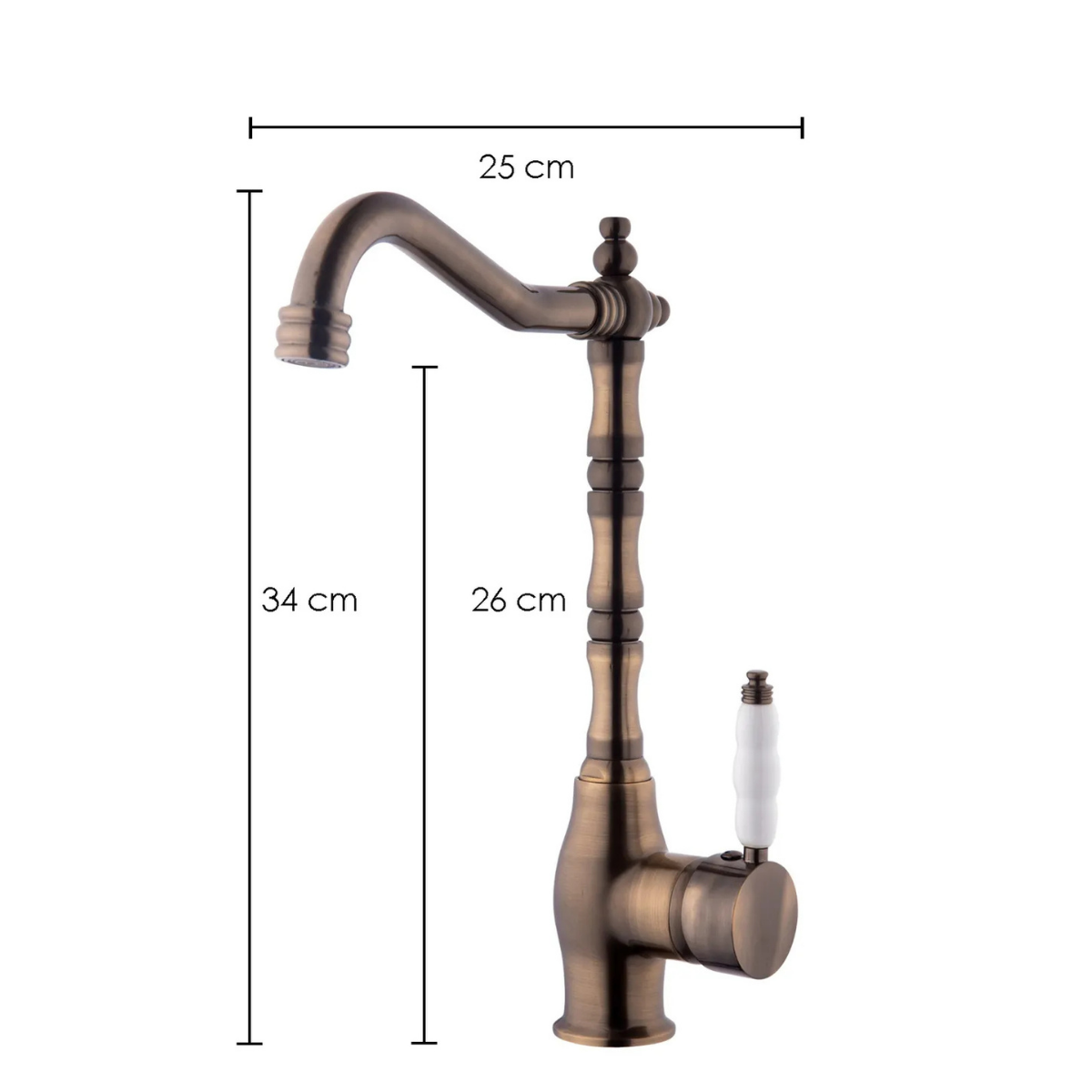 Retro Rustik Nostal Antik Porselen Mutfak Eviye Bataryası