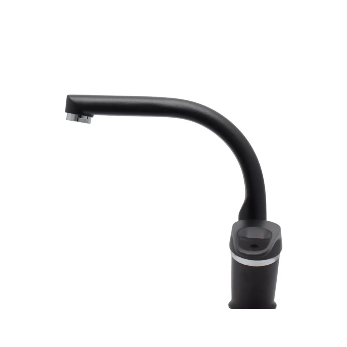 Tyal Siyah Kısa Mix Aç Kapa Banyo Lavabo Bataryası