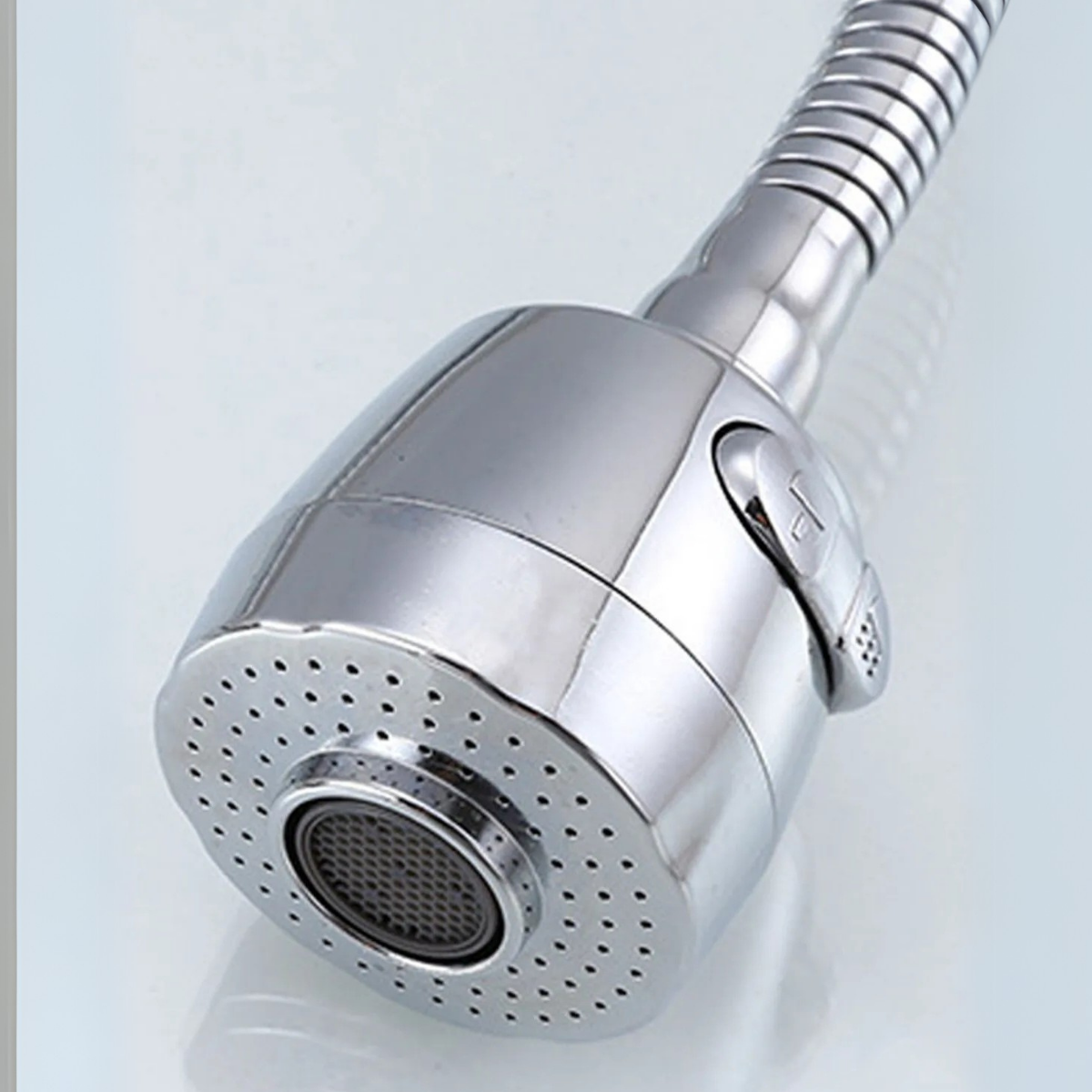 Akro 360 Derece Ayarlamalı 2 Fonksiyonlu Spiralli Boru Aç Kapa Banyo Lavabo Bataryası Sıcak Soğuk