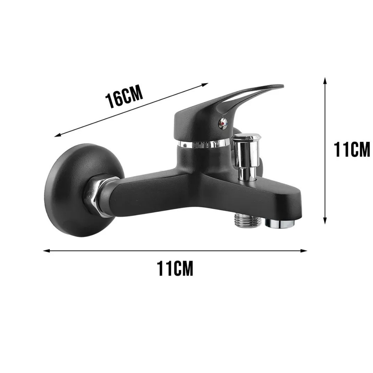 Siyah Mix 3 Lü Banyo Duş Batarya Seti Mutfak Ve Lavabo Evyed