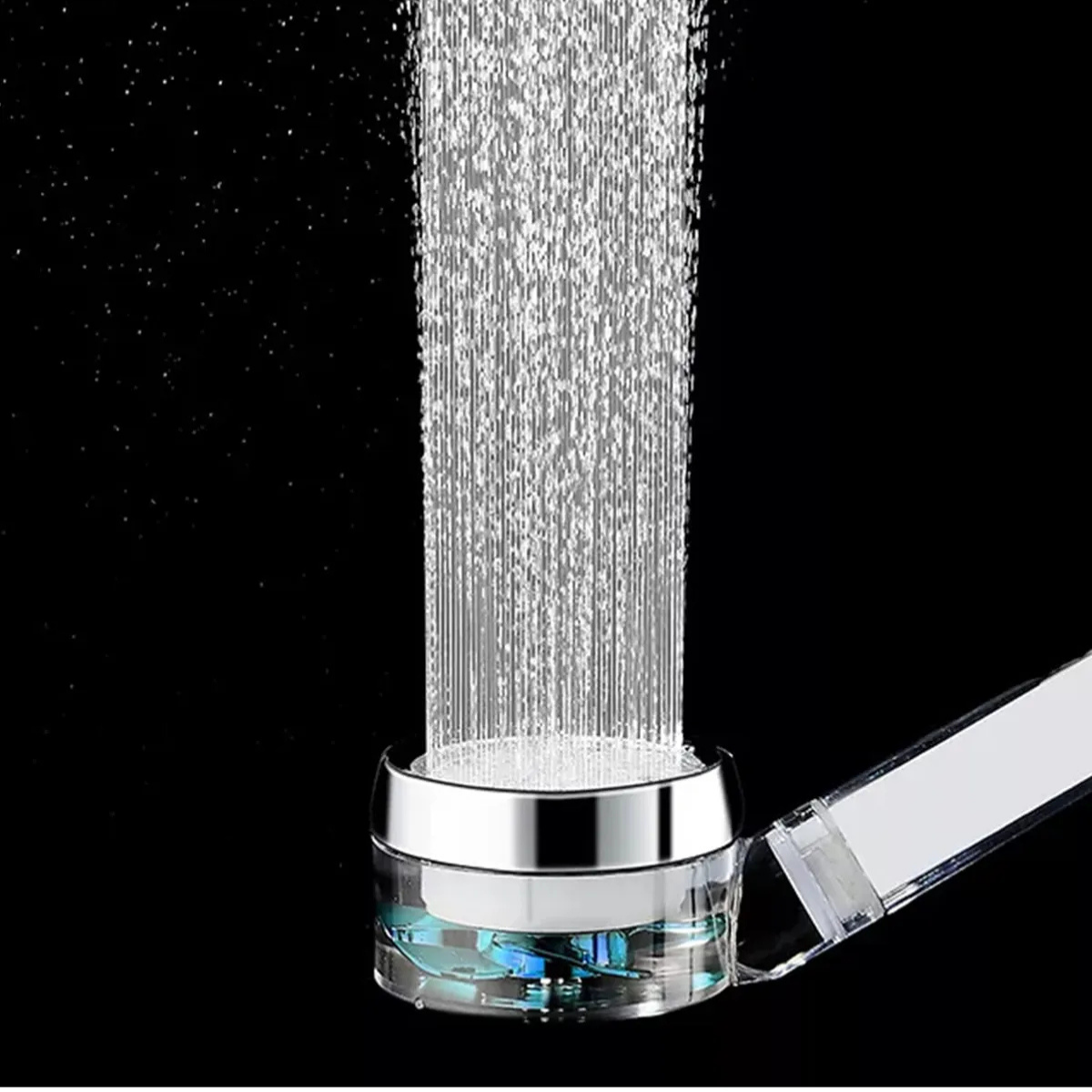 Rgb Led Işıklı Filtreli Tasarruflu Duş Başlığı Isıya Göre Renk Değiştiren Başlık