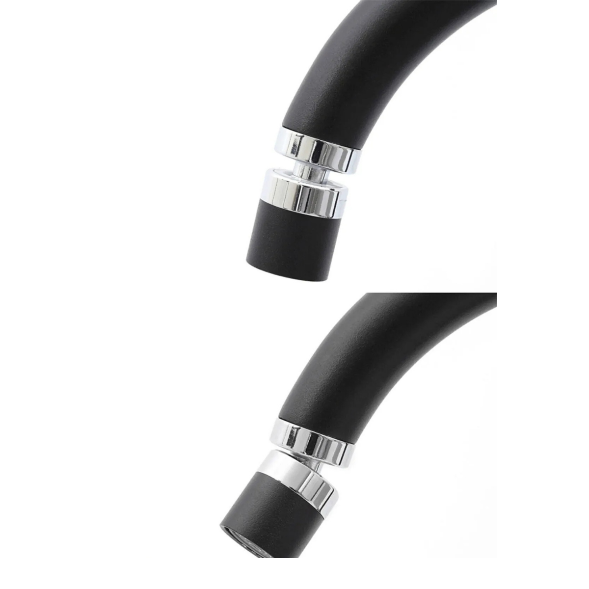 Olinda Siyah Mutfak Evye Bataryası 360 Oynar Perlatörlü