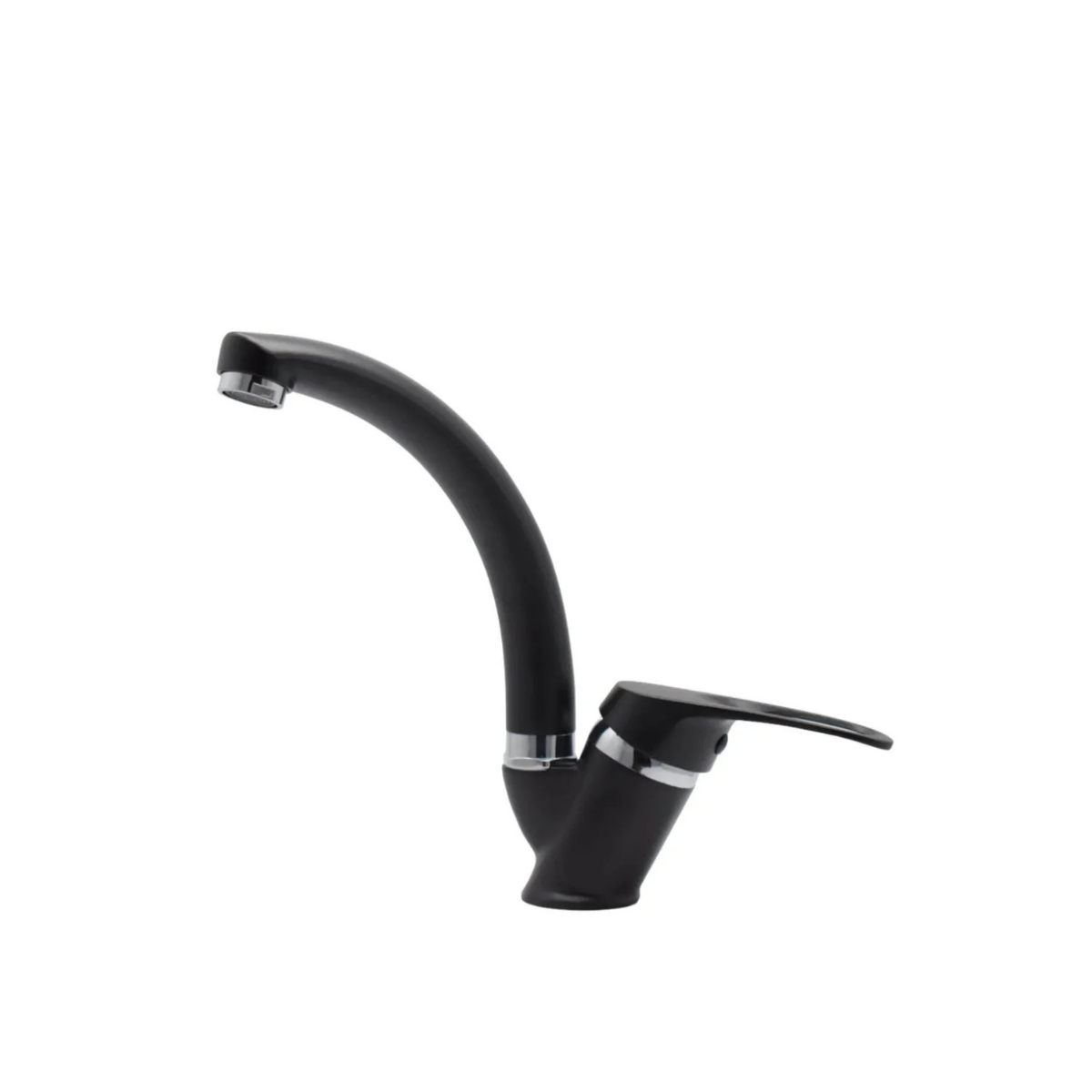 Sema Siyah Kısa Mix Aç Kapa Banyo Lavabo Bataryası